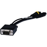 Cable Divisor Adaptador Vga A S-video Y Rca, Nergo