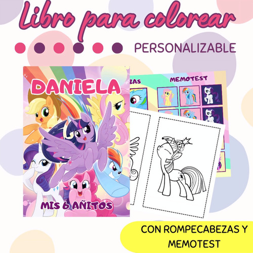 Libro Imprimible Para Colorear My Little Pony