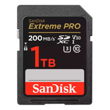 Cartão De Memória Sandisk 1tb Cartão Sd Extreme Pro 200mbs