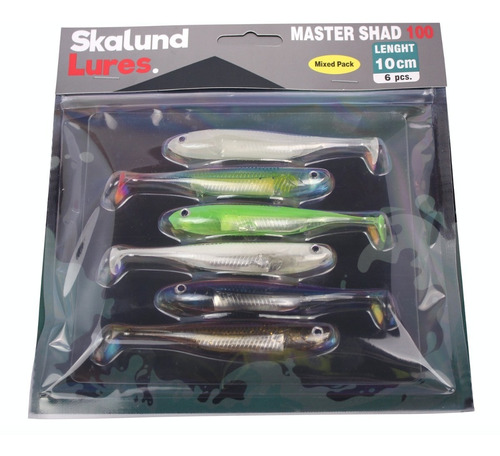 Señuelo Curricán Pescar Master Shad (paq. Con 6) -mixed Pack