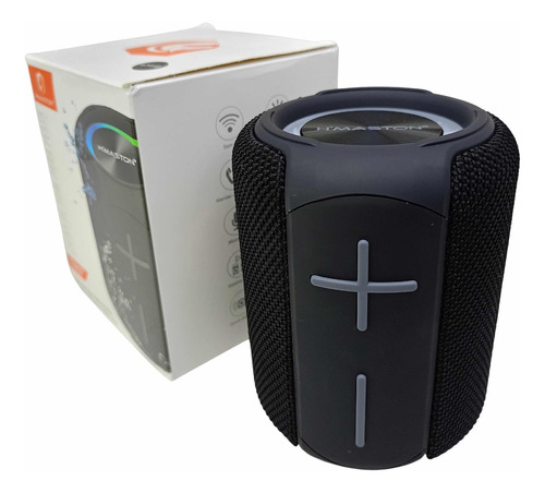 Alto-falante H'maston Caixa Tn07 Portátil Com Bluetooth Waterproof Preto 110v/220v 