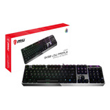 Teclado Mecánico Para Juegos Msi Vigor Gk50 Rgb De Bajo Perf