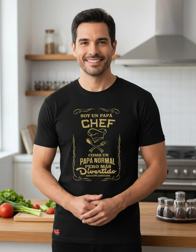Playeras Hombre Soy Un Papá Chef Dia Del Padre Regalo