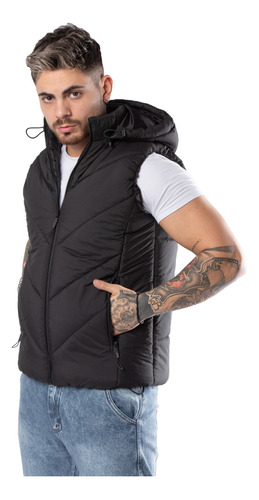 Chalecos Inflable Hombre Chaleco Puffer 100% Impermeable