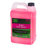 3d Pink Car Soap Shampoo Super Concentrado Alta Espuma 1 Gal
