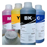 Kit 4 Tinta Foto Plus Para Epson L3210 L1250 L3250 - 2 Litro