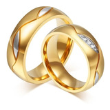 Anillos De Matrimonio En Acero Inoxidable - Precio X Unidad