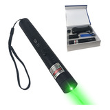 Caneta Laser Pointer Verde Forte Alcance 50km Recarregável