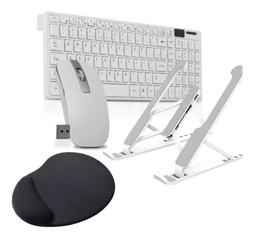 Combo Teclado + Mouse Usb Pc Notebook Home Office+ Mouse Pad