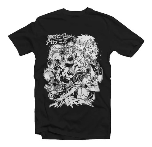 Playera My Hero Academia 9 Deku All Might Todoroki Bakugo