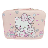 Cosmetiquero Tipo Maleta Grande Con Espejo Hello Kitty