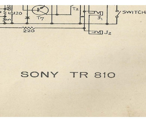 Esquema Radio Sony Tr 810 Tr810 Em Pdf Via Email