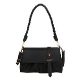 Bolso Crossbody Hombro Mujer Con Diseño Pliegues Franceses