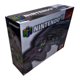 Caixa Nintendo 64 Jabuticaba 4 Controles  Madeira Mdf