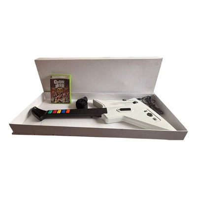 Guitar Hero Aerosmith Xbox 360 | Guitarra Alámbrica En Caja (Reacondicionado) | Envío gratis