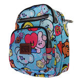 Mariconera Mochila Urbana Mini Kpop Bt21 / Bts