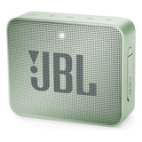 Caixa De Som Bluetooth Jbl Go2 3w À Prova Dágua Verde Mint