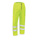 Pantalones Impermeables De Alta Vis Clase 3 - Verde, M