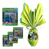 Kit Ovo Da Páscoa 250g Com Boneco Minecraft