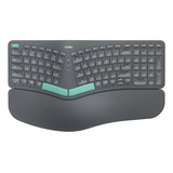 Rt05b Teclado Ergonómico Inalámbrico, Teclado Dividido Con R