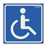 Letrero 'exclusivo Personas Con Discapacidad',19x19cm 18479