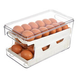 Recipiente Organizador Para 24 Huevos Heladera Deslizante