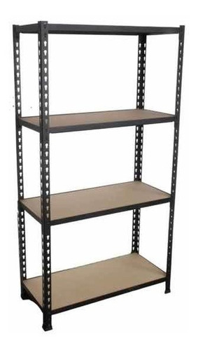 Mega Rack 4 Estantes 1.50 Mts Negro