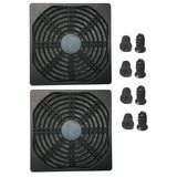 Paquete De 2 Filtros De Polvo Para Cpu 120 Mm | Negro