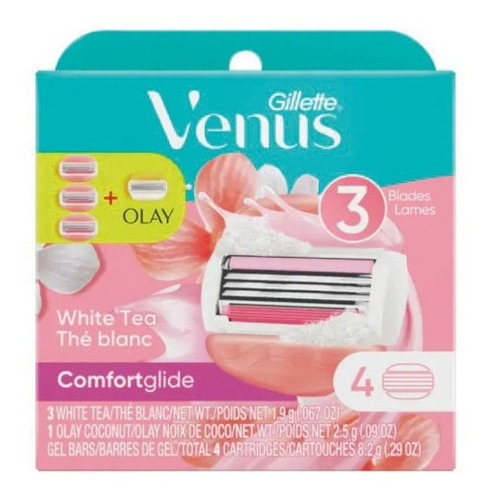 Repuestos Para Afeitar Gillette Venus Spa 4 U