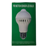 Bombillo Roseta Luz Led Sensor Movimiento Hogar Trabajo