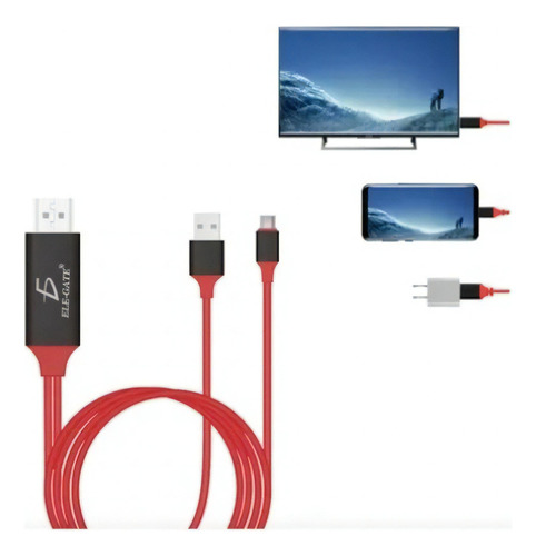 Cable Adaptador Usb 3.1 Tipo C A Hd Compatible Con Hdmi 4k