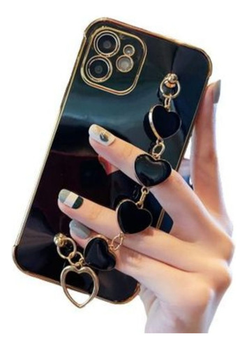 Funda Para iPhone Cadena Corazon