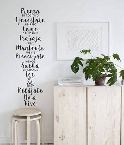 Vinilos Decorativos Pared Frases - Personalizados Grandes !