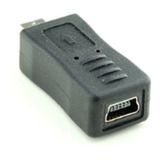 Adaptador Convertidor De Micro Usb V8(m) A Mini Usb V3(h)