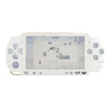 Carcasa Compatible Con Psp 2000 Blanco Con Botones