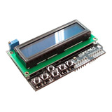 Arduino Lcd Keypad Shield Lcd 2x16 5 Pulsador Botón [ Max ]