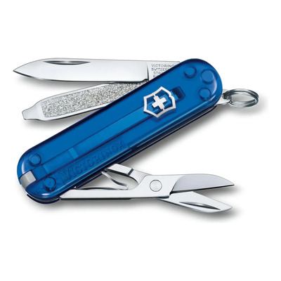 Llavero Victorinox Classic Sd de 7 funciones, color Deep Ocean | Meses sin interés