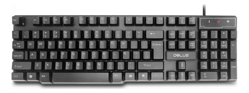 Teclado Gamer Retroiluminado Dblue K57 / Tecnofactory Color Del Teclado Negro