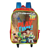 Luxcel Mochila Escolar Rodinhas Toy Story Cor Vermelho 19l