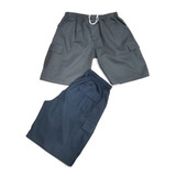 Bermuda Cargo Hombre Talles Especiales Grandes Colores