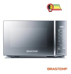 Micro-ondas Brastemp 20 Litros Em Inox Espelhado - Bms20ar