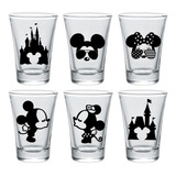 Shots X 6 Mickey Siluetas