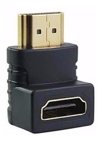 Adaptador L Curva 90° Hdmi Macho X Hdmi Fêmea