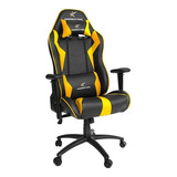 Silla De Escritorio Gamer 180° Dragster Gt500 Sun Yellow Ed