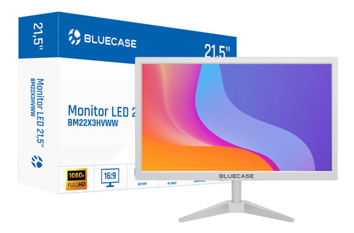 Monitor Bluecase 21,5  Branco 75hz Led Full Hd Bm22x3hvww