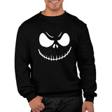 Poleron Cuello Redondo Halloween Jack Skellington Talla Grande Xxl