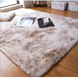 Alfombras Livianas Y Peluditas  200x300 Beige Jaspeada