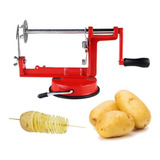 Máquina Cortadora En Espiral Para Pelar Patatas Fritas