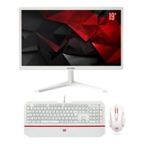 Kit Monitor 19  + Teclado E Mouse C/ Fio Redragon