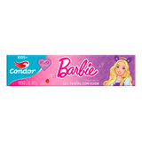 Pasta De Dentes Infantil Condor Kids+ Barbie Morango  Em Gel  Sem Glúten 50 G